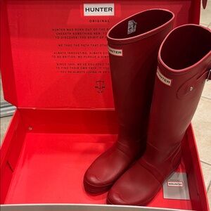 Hunter Original Red Rain Boots